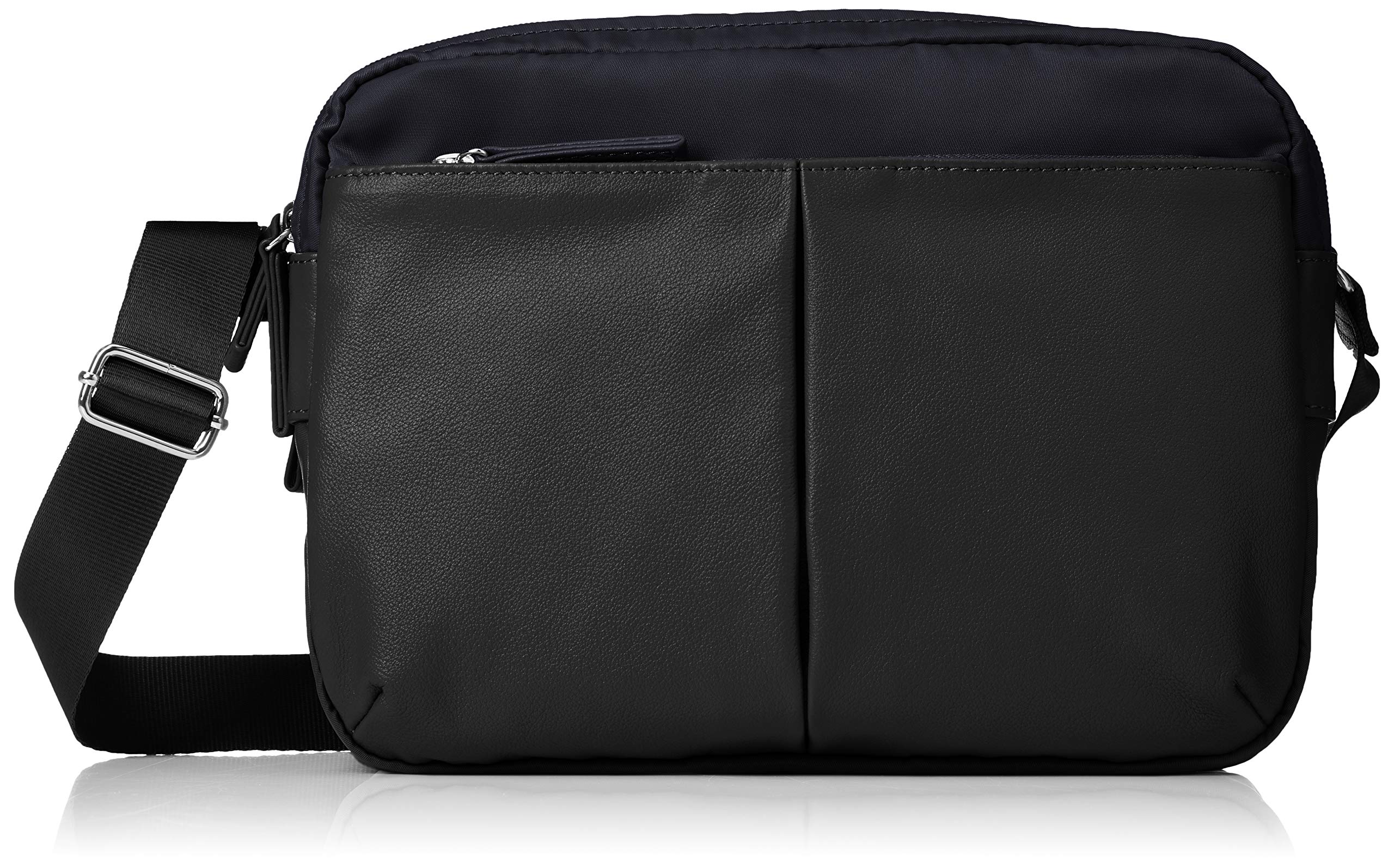 Рюкзак Isaac с комбинацией нейлона и кожи 2060444 Темно-синий