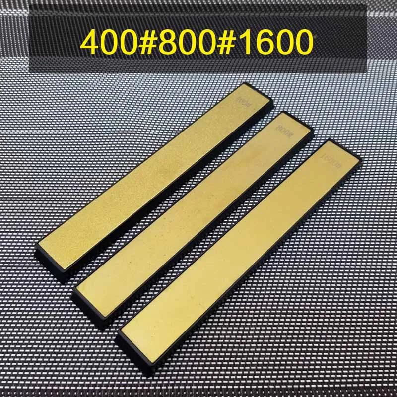 Professional Golden Diamond Plate Kitchen Knife Sharpener Stone Whetstones Knife Sharpening Tool