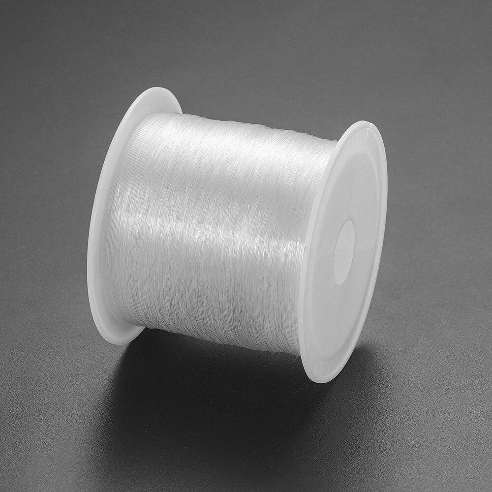 1 Rolle transparenter Kristall, keine elastische Schnur, Perlen, Stretchschnur, keine elastische Linie, handgefertigt, für Schmuckherstellung, Zubehör