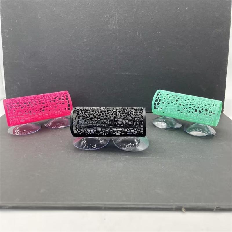 2Pcs Fishtanks Tunnel Hideouts Decoration Safe Plastic Suction Cup Shelter Cave For Fish Shrimp Habitats Accessories