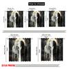 2pcs,2D plane printing Contemporary Curtains Moonlight Stallions 100% Polyester (without rod) Festive Ldeal for Bedroom Office