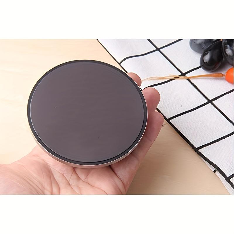 1pc Stainless Steel Chef Timer with Loud Alarm No Batteries Needed, Magnetic Backing, 60Minute Dial for Cooking, Baking, Reading Homework