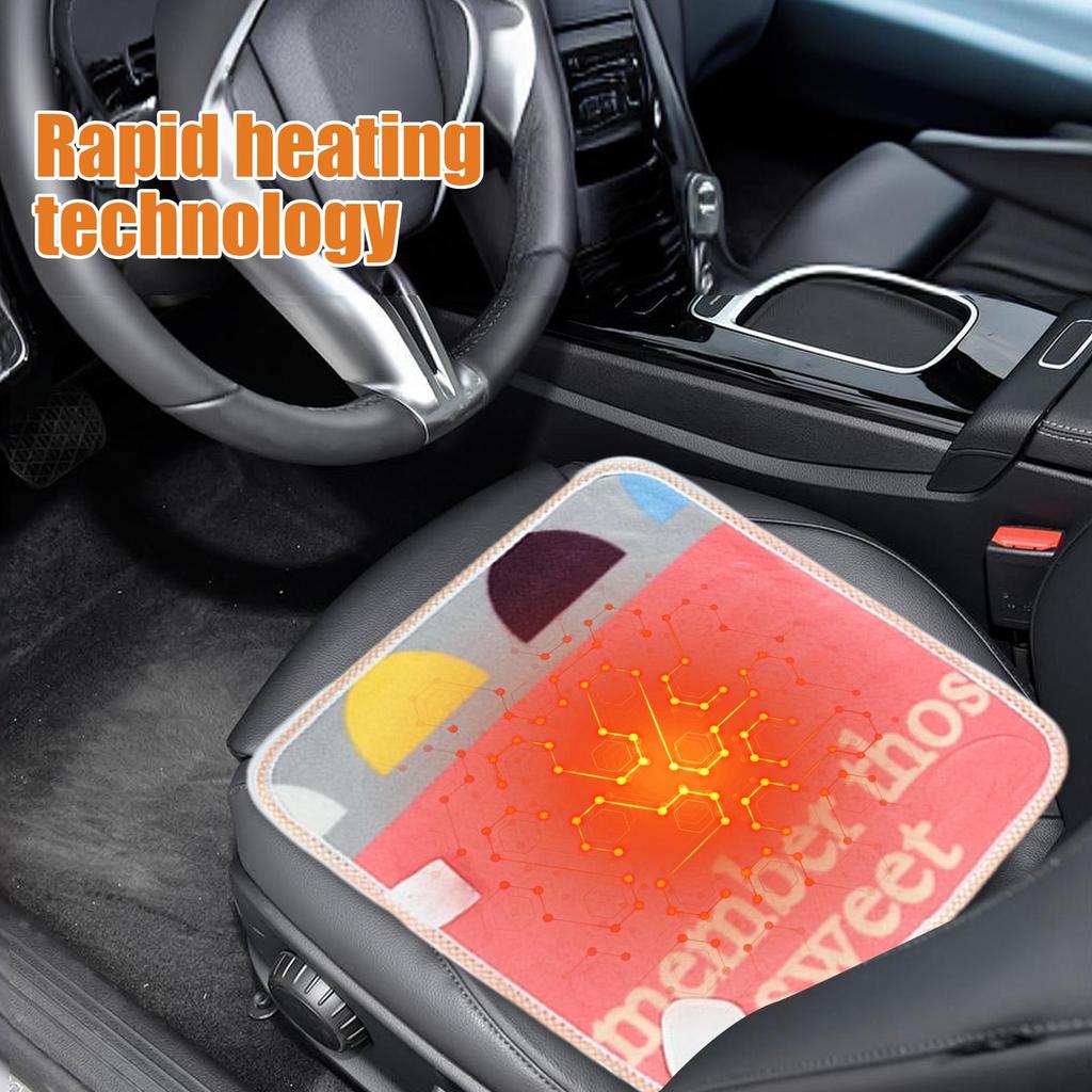 Almofada Aquecida para Assento USB para Inverno Trabalho em Casa Relaxamento Acampamento ao Ar Livre Pesca Piquenique Shows Arquibancada Esportes