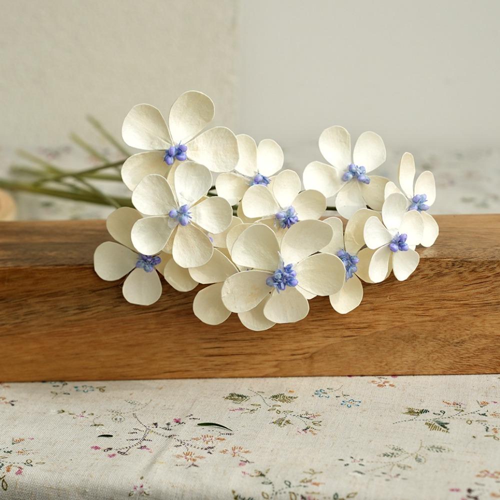 

10pcs Violet Color Violet Dried Flower Handmade Artificial Violet Flowers Living Room фиолетовый