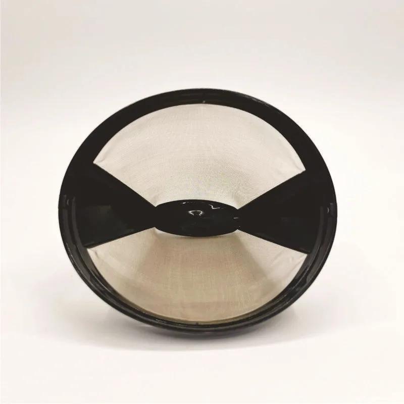 1-5pcs Cone Shape Coffee Filter Mesh Basket Stainless Steel Refillable Gold Mesh Tea Water separator Reusable Coffee Filters