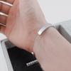 Simple Style 4mm/6mm/8mm Stainless Steel Open Bangle Unisex Unfading Not Allergic 3 Colors Charm Bracelet Leisure Pulseira Joias