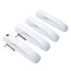 4x Car Bright White For 2019-2021 Dodge Ram 1500,2500,3500 Painted Door Handles