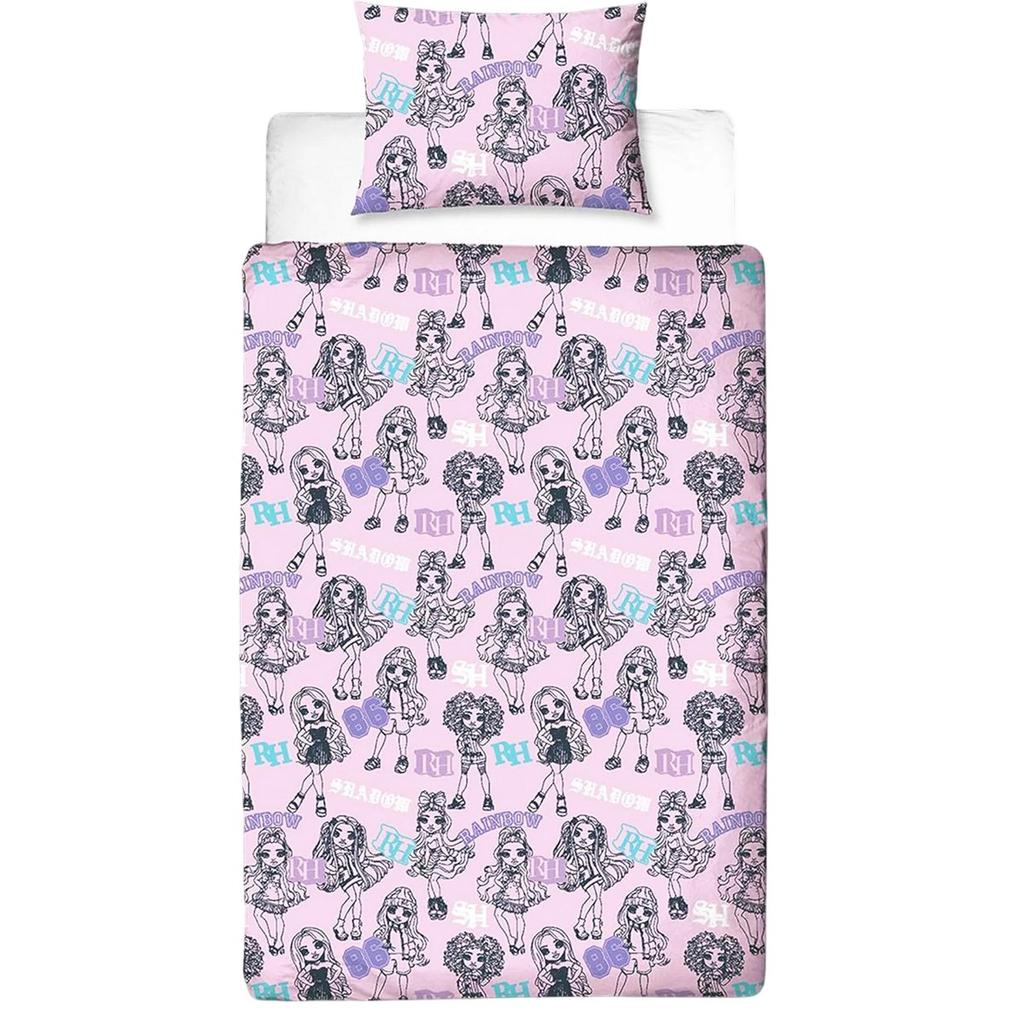 Rainbow High Shadow High Dolls Reversible Duvet Set