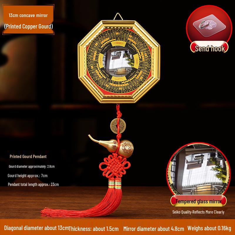 Wypukłe lustro Bagua Tai Chi do dekoracji domu i sklepu