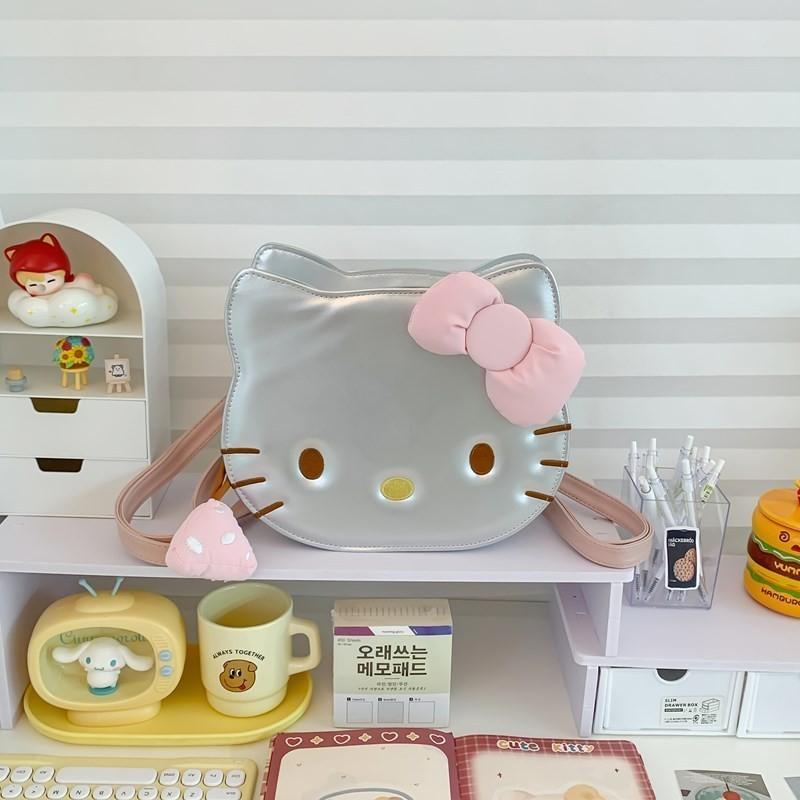 Hello Kitty Melody Cinnamoroll Mini Shoulder Bag Pu Chain Strap Sweet Summer Accessory For Daily Use