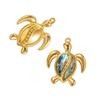 2pcs Gold Stainless Steel White Shell Charms For Jewelry Makings DIY Women Bracelet Necklace Jewelry Pendants Summer Supplies