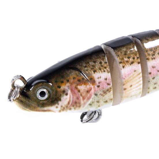 10cm 11g Multi Jointed Symulacja Ryb Przynęty Wędkarskie Twarde Przynęty Narzędzie