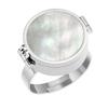 Anello Elegante per Conservare il Burrocacao Design Regolabile per Conservazione d'Emergenza Gioiello per Dita Accessorio Moda Portatile