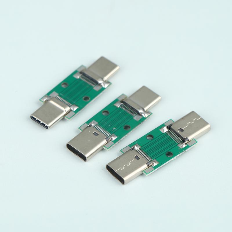 Type-C Multi-Function Test Board Usb 3.1 Type C 24 Pin Female To Male Female 24P High Current Adapter Pcb Board