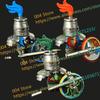 N501U-504U Medieval Castle Knight Building Blocks Figures Four Side UV Printing King Warhorse Weapons Accessories Toys Kid Gifts
