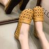 Fashion Latest Summer Hollow Out Flats Woman Affordable Woven  Shoes for Women Slip On Summer Driving Loafers Ladies Daily Shoe