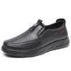 Men's Waterproof Imitation Leather Shoes - Breathable, Lightweight, Comfortable Business Casual Shoes for Middle-Aged & Elderly Dads