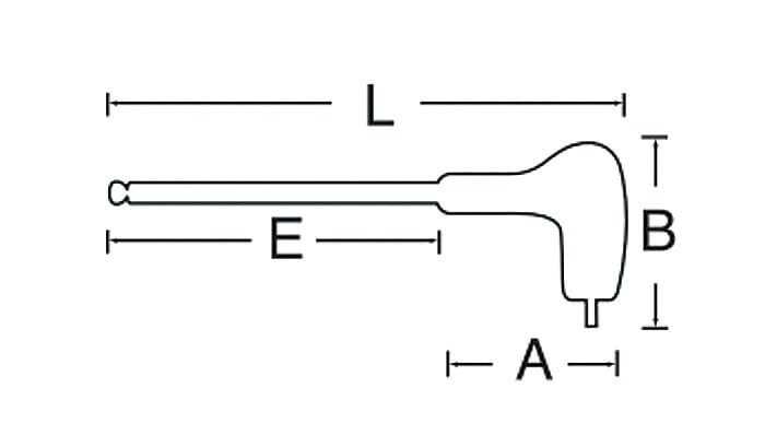 SIGNET Ball Point Hex Set 36667 & T-Wrench