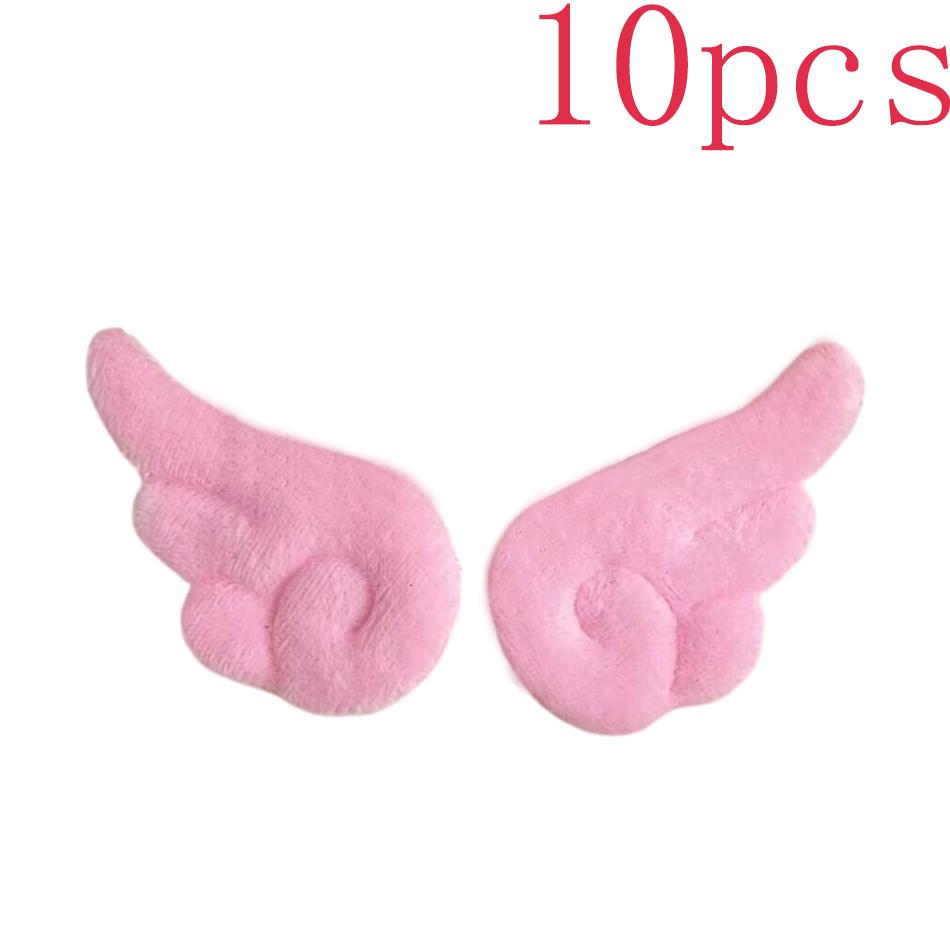 1-10 Pair Of Plush Angel Wings Brooch Bag Decoration Badge Y2K Style Gothic Lolita Plush Angel Wing Fluffy Brooch Decoration