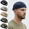 Modna Vintage Hip Hopowa Czapka Uliczny Styl Bawełniana Czapka Czaszka Oddychająca Regulowana Bez Daszka Czapka Beanie Dla Mężczyzn Kobiet