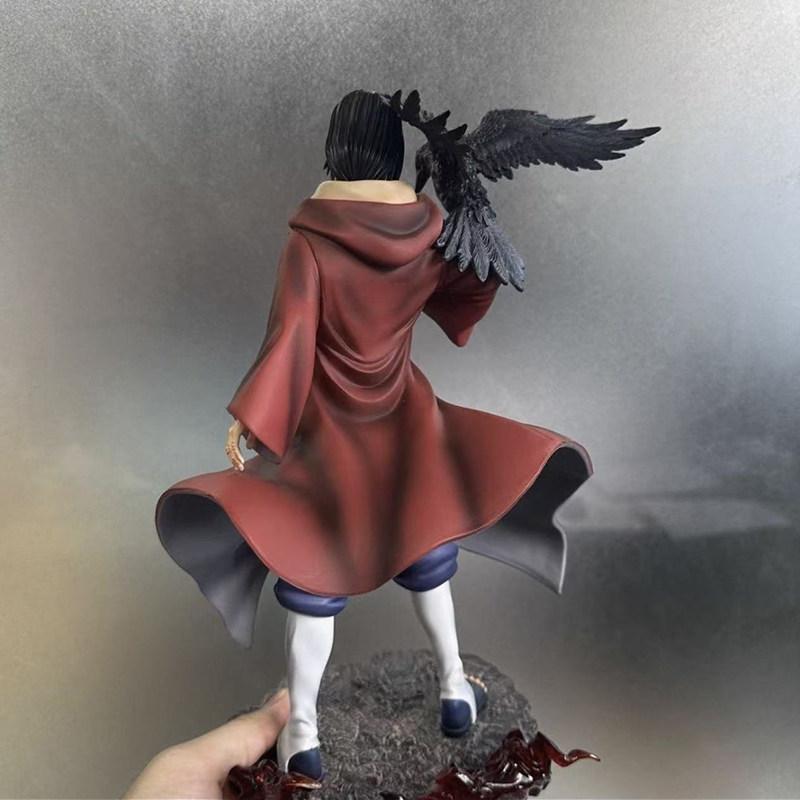 30cm Naruto GK Uchiha Itachi Figure Edo Tensei Statue Anime Ninja PVC Figure Desktop Chassis Ornament Toy Collectible Model Gift