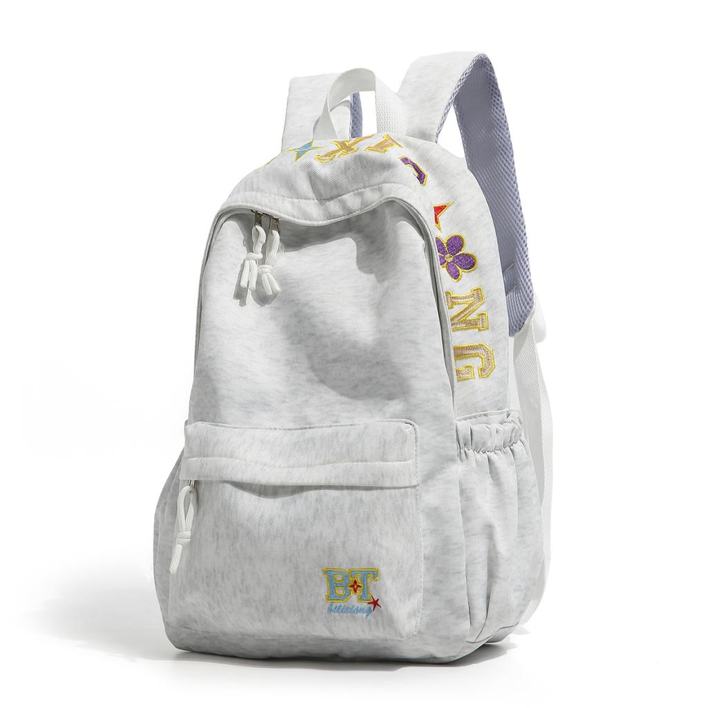 Schoolbag New School Bag Junior High School Student College Student High School Student Backpack Simple Versatile Large Capacity Campus Backpack
