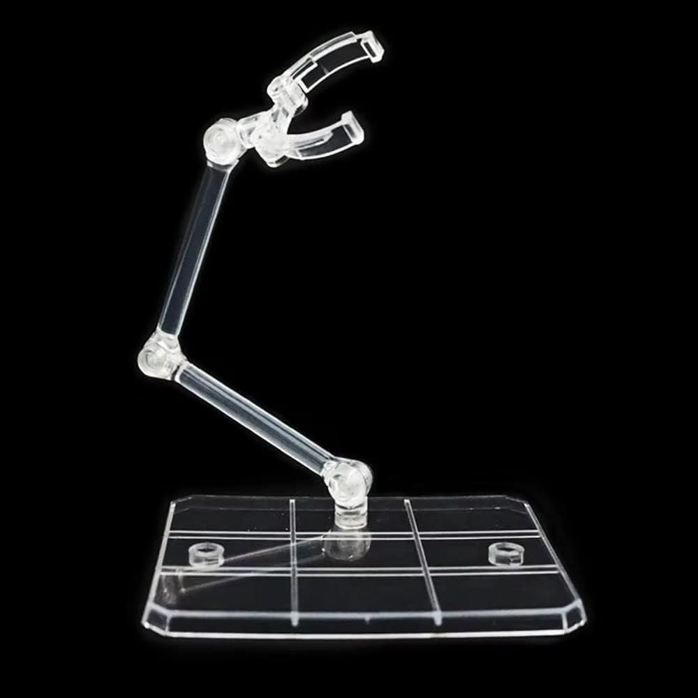 New Transparent Action Figure Display Stand Movable Rack Gundam Models Assembly PVC Action Figure Base Dolls Accessories