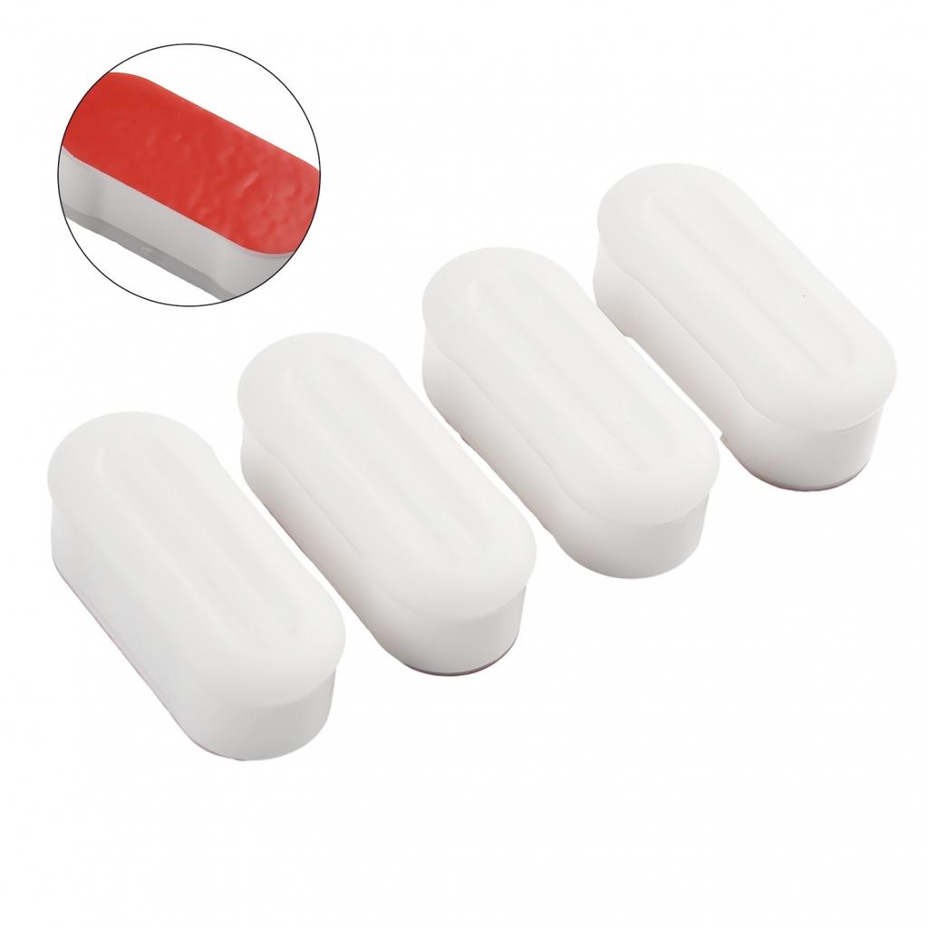 Antislip Seat Bumpers Bathroom Buffer Pad Fixtures Home Plastic