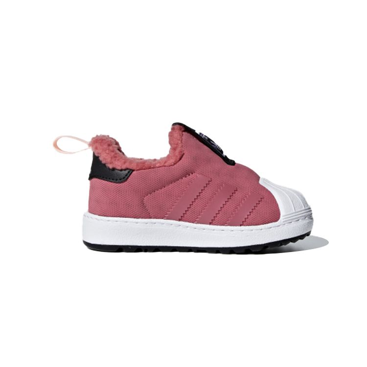 Adidas Originals Superstar Series Winter 360 I Comfortable Versatile Low-Top Walking Shoes Baby Shoes Chestnut F36706