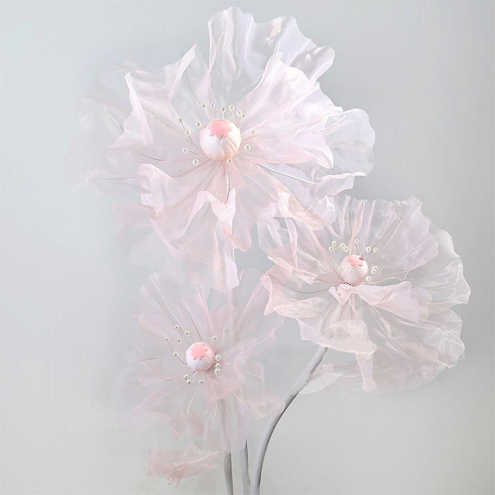 3D Velká Simulovaná Květina Duté Fotografické Rekvizity Výloha Umělé Květiny Svatba