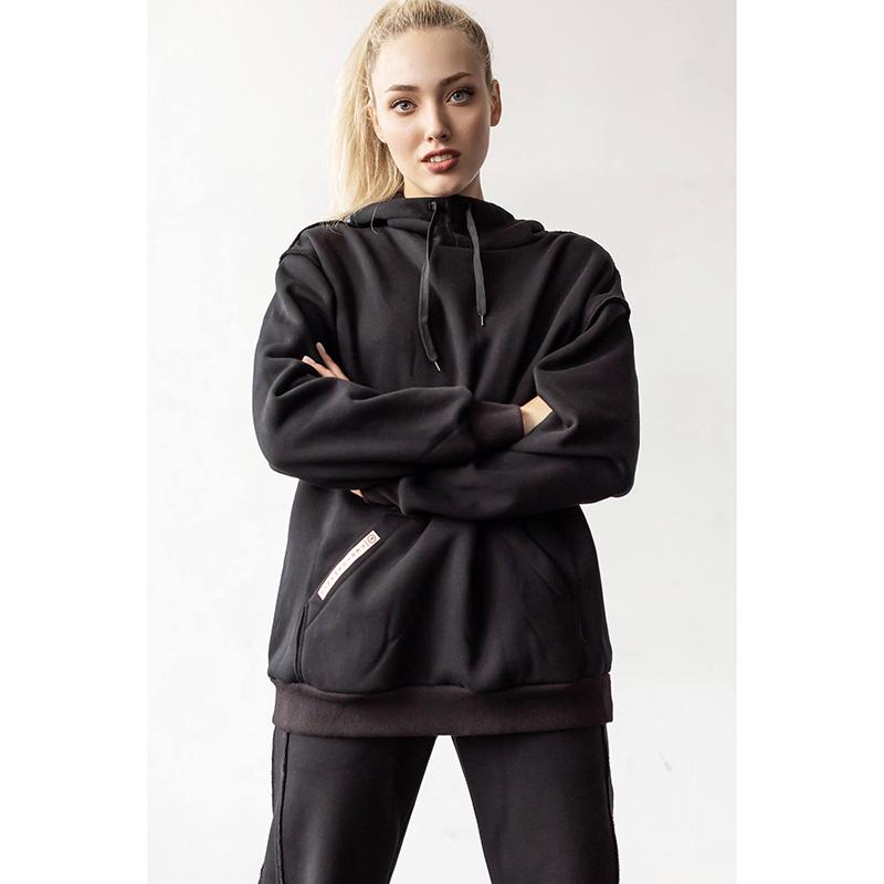 Fleece Hoodie with Reverse Seams A5 TotalFit (06399630)