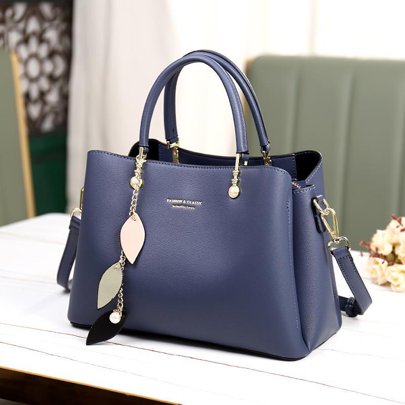 Women's Summer 2025 Luxury Soft Leather Crossbody Shoulder Bag - Elegant High-End Handbag for Moms