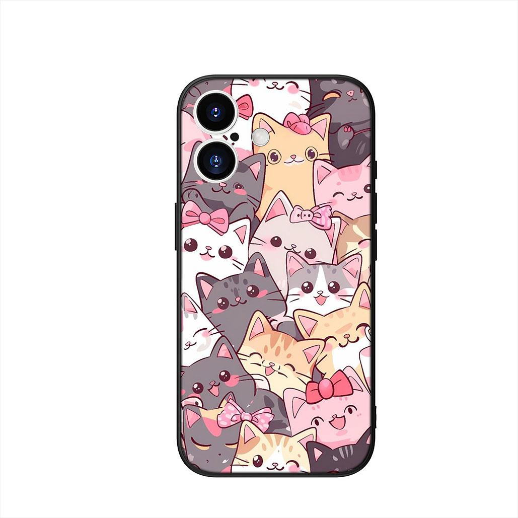 

Cartoon Kitten Cat Meow Phone Cover Case for Xiaomi Poco X7 X6 X5 F7 F6 F8 Ultra F5 M6 M7 M8 Pro C85 C75 C65 C71 C61 Casing Poco M6 Pro 4G