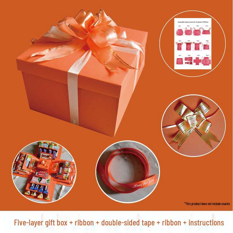 Internet Celebrity Style Surprise Gift Box: Creative Qixi Festival & Valentine's Day Gift for Girlfriend