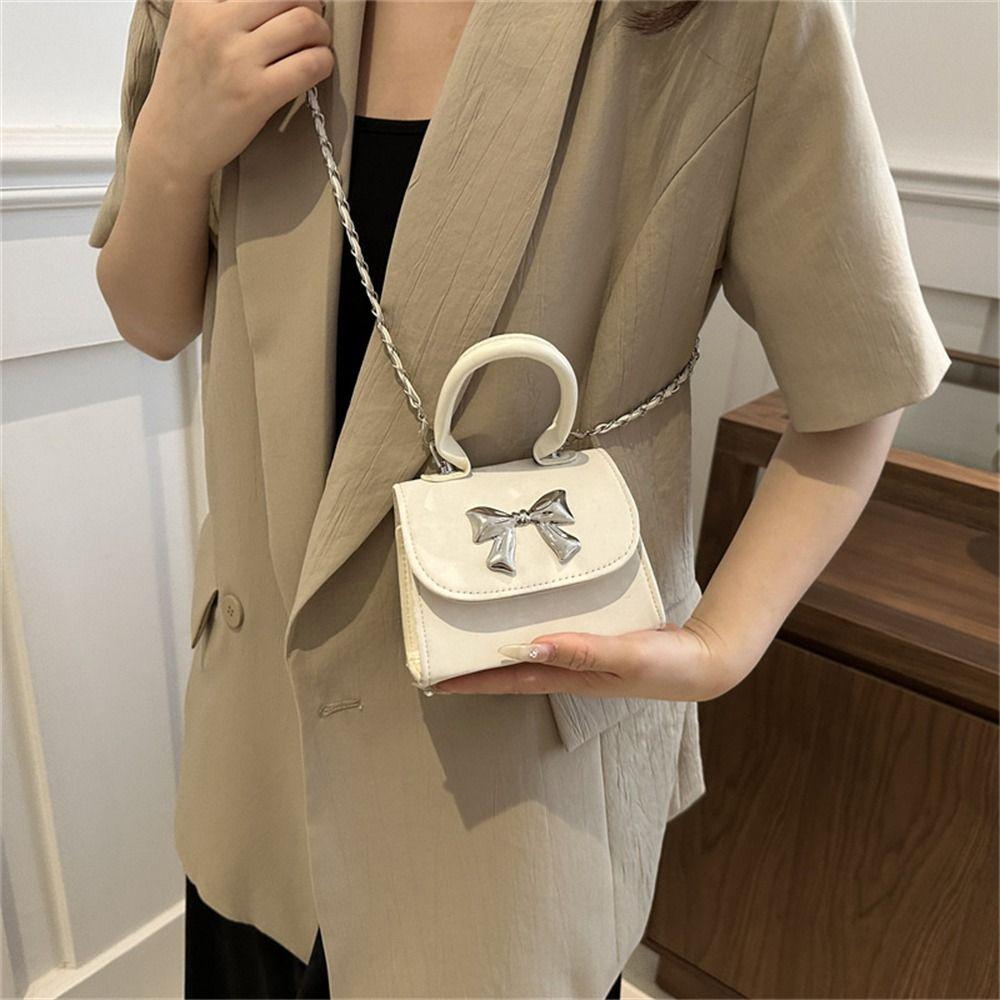 

Small Shoulder Bag PU Leather Handbags Simple Crossbody Bag for Women Girls