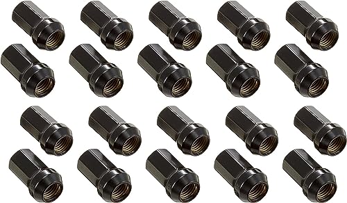 MUGEN Heptagon Nut Set (#7) Black 08181-XXB -K0S0-BL