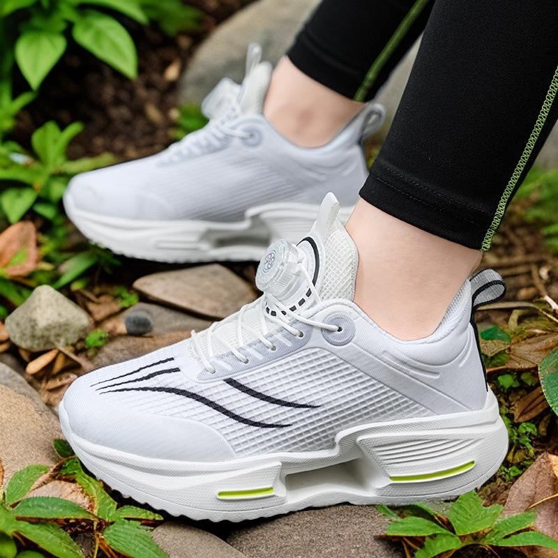 2025 new summer children's dead shadow running shoes men's rotating button sports shoes older children's carbon plate soft-soled running shoes