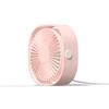 Mini Portable USB Fan Silent Desk Fan 3 Speed USB Fan for Home Office (Pink)