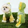 Großer Hund Dinosaurier Regenmantel Golden Retriever Vierbeinige Wasserdichte Kleidung Haustier Sommer All-Inclusive Mit Schwanz Stereo Regen Poncho