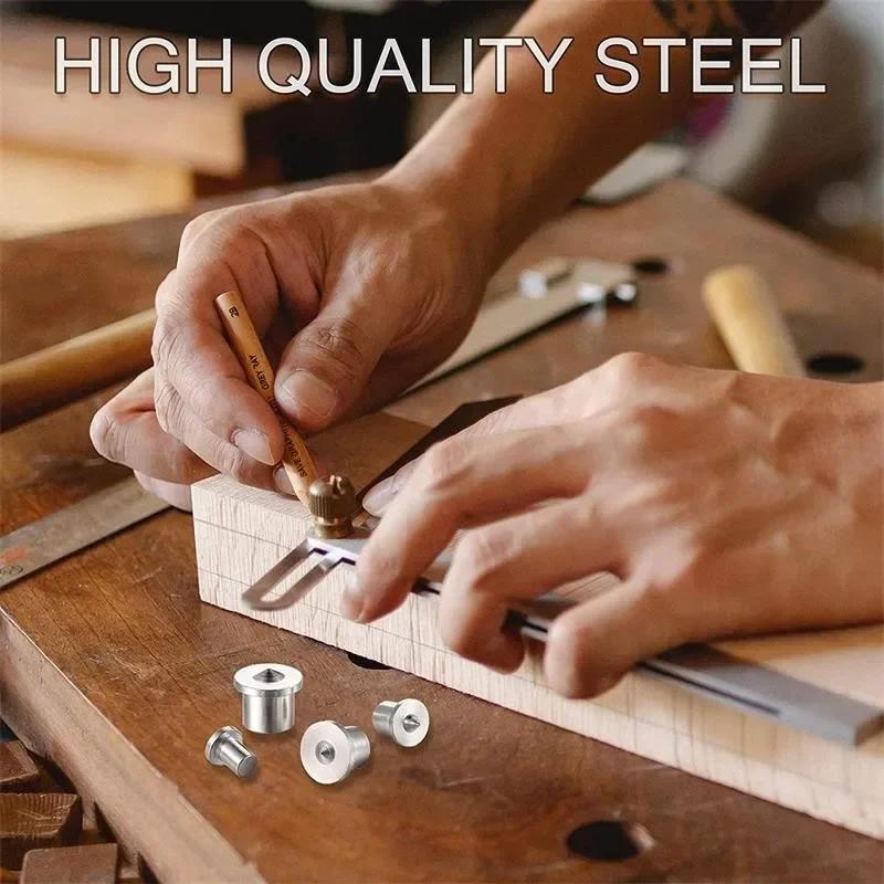 Panel Furniture Positioning Carpentry Log Dowel Tips Round Log Pin DIY Locator Wooden Pin Center Punching Accessories