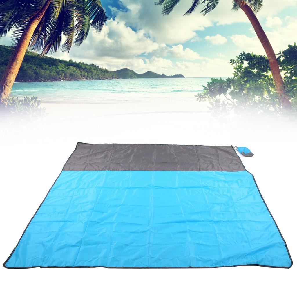 Sand Beach Mat Breathable Fixable Folding Lightweight Outdoor Beach Mat for Outdoor Picnic Camping Hiking