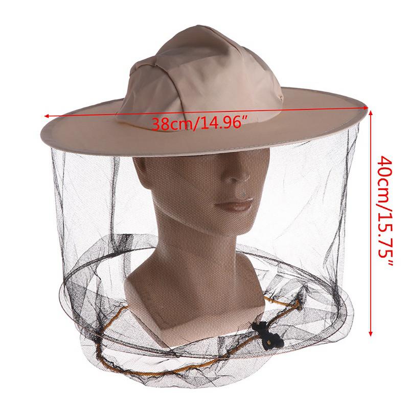 Bee Keeping Professional Beekeepers Hat With Wide Brim Face Thickening Sunscreen Half-Length Professional Bee Keeping Supplies