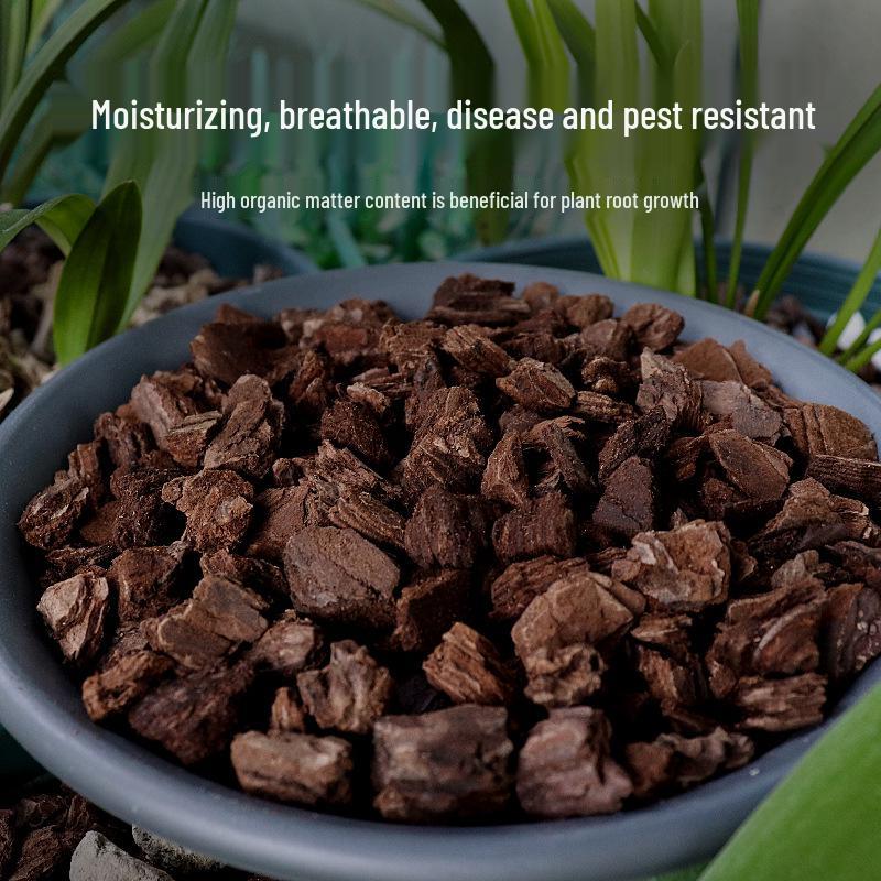 Special Fermented Pine Bark Substrate for Clivia, Phalaenopsis, and Dendrobium Orchids, New Zealand Bark for Top Dressing