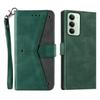 For Xiaomi Redmi 15 5G (Global) (169mm) Leather Case Splicing Stitching Wallet Phone Cover with Wrist Strap