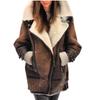 Women's Extended Length Winter Coat 2023 - Fur Collar, Thick, and Warm