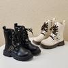 Children's Boots, Single Boots, British Strap, Side Zipper Short Boots