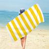 1pc fashionable colorful striped beach towel, quick drying absorbent swimming beach towel, available in multiple colors
