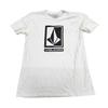 Volcom Tričko Pánské Střední Bílé Logo Grafické Bez Štítku Skateboarding Bavlna