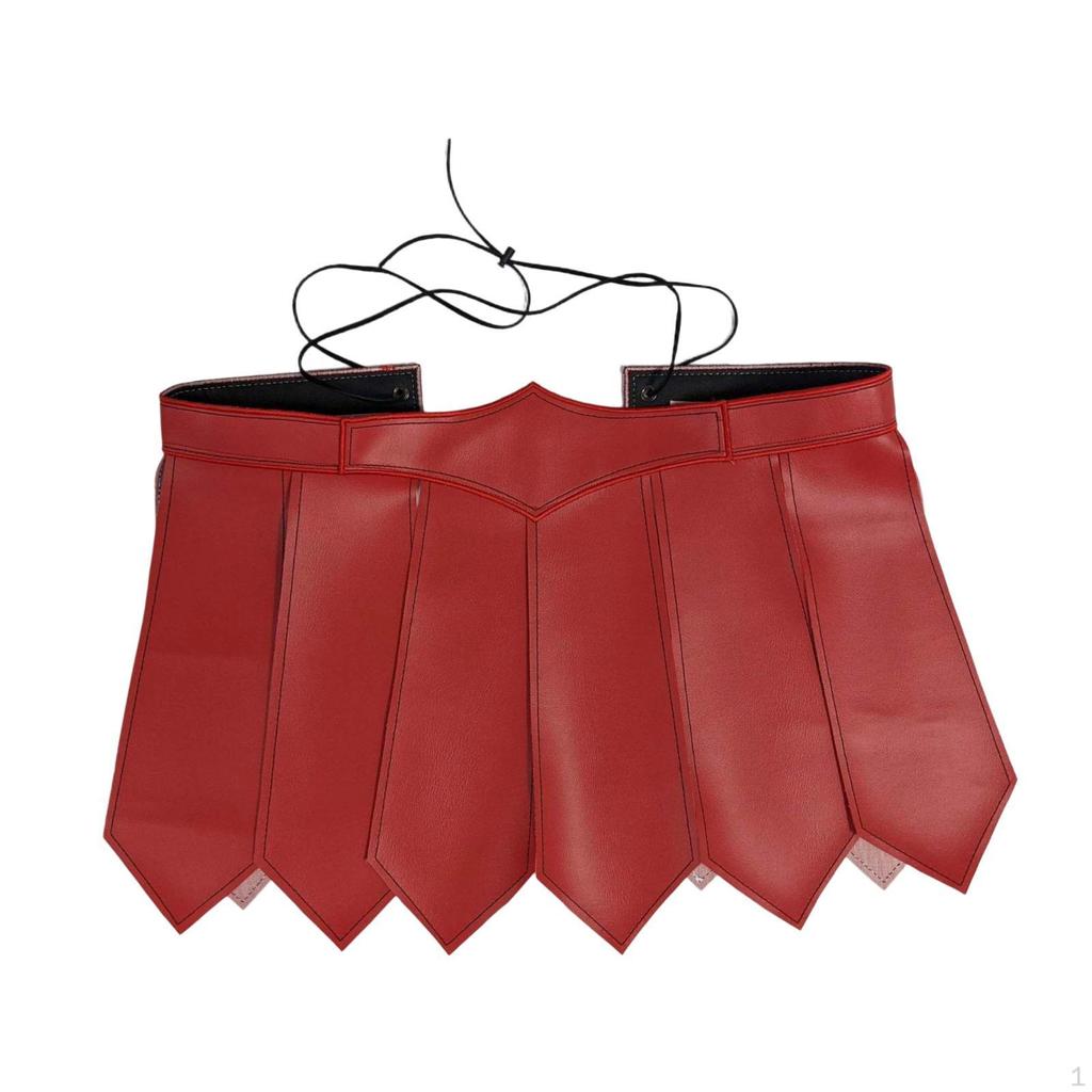 PU Leather Skirt Cosplay Clothes Dress Up Role-playing for Carnival Festival Fantasy Events