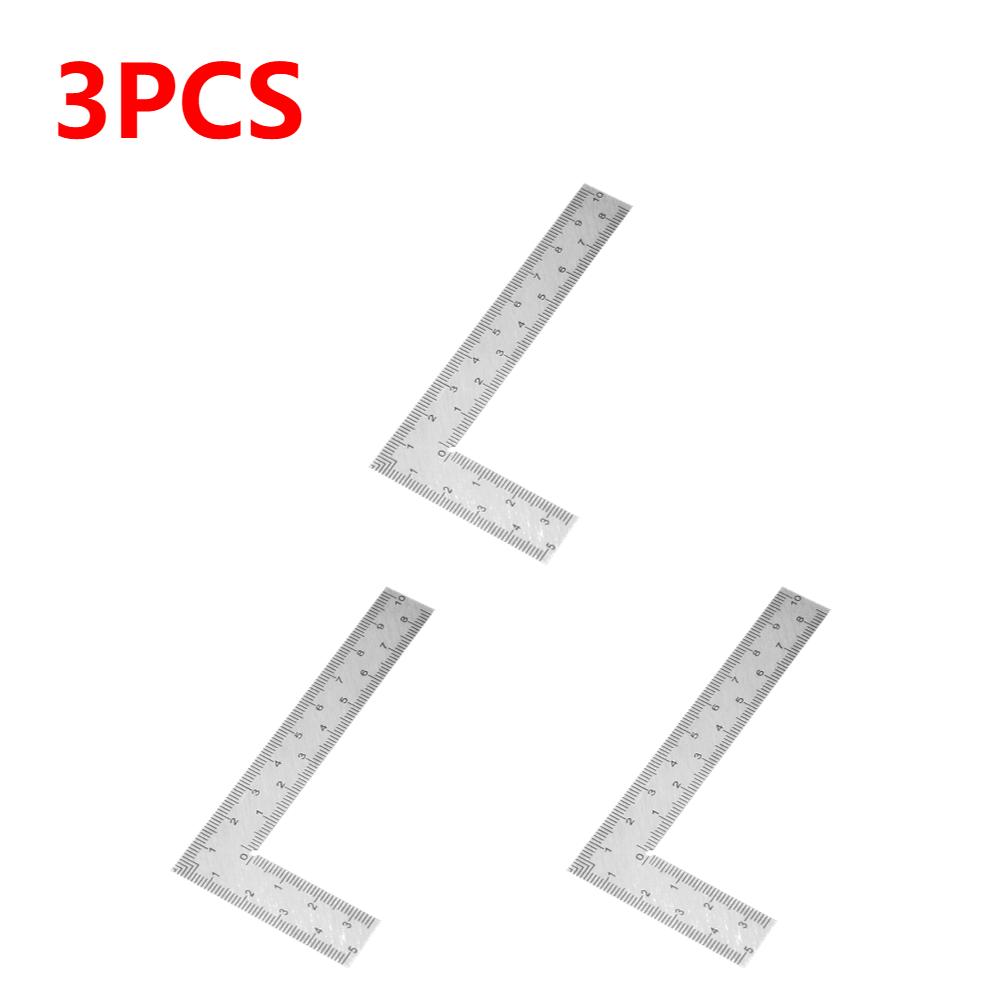 Mini-Winkelmaß Edelstahl L-Winkelmaß Mess- und Anreißwerkzeug 90-Grad-Winkelmesser Präzision für Baugerüst